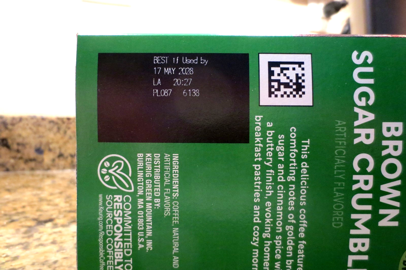 Green Mountain Coffee Roasters Brown Sugar Crumble 96 (4X24) Single-Serve K-Cups