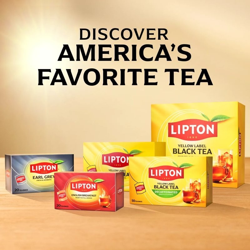 Lipton Black Tea bags, 100 count…