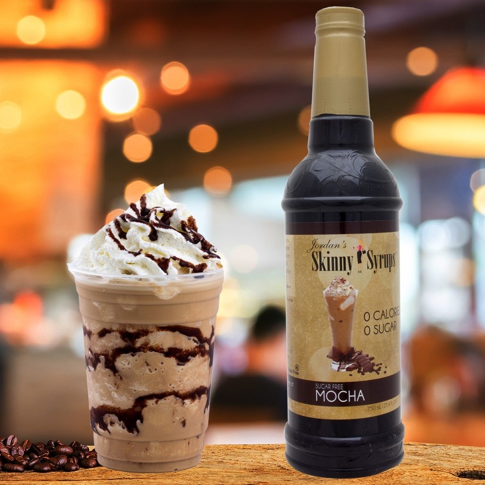 Jordan’s Skinny Mixes Sugar Free Coffee Syrup, Mocha Coffee Flavoring Syrup, …