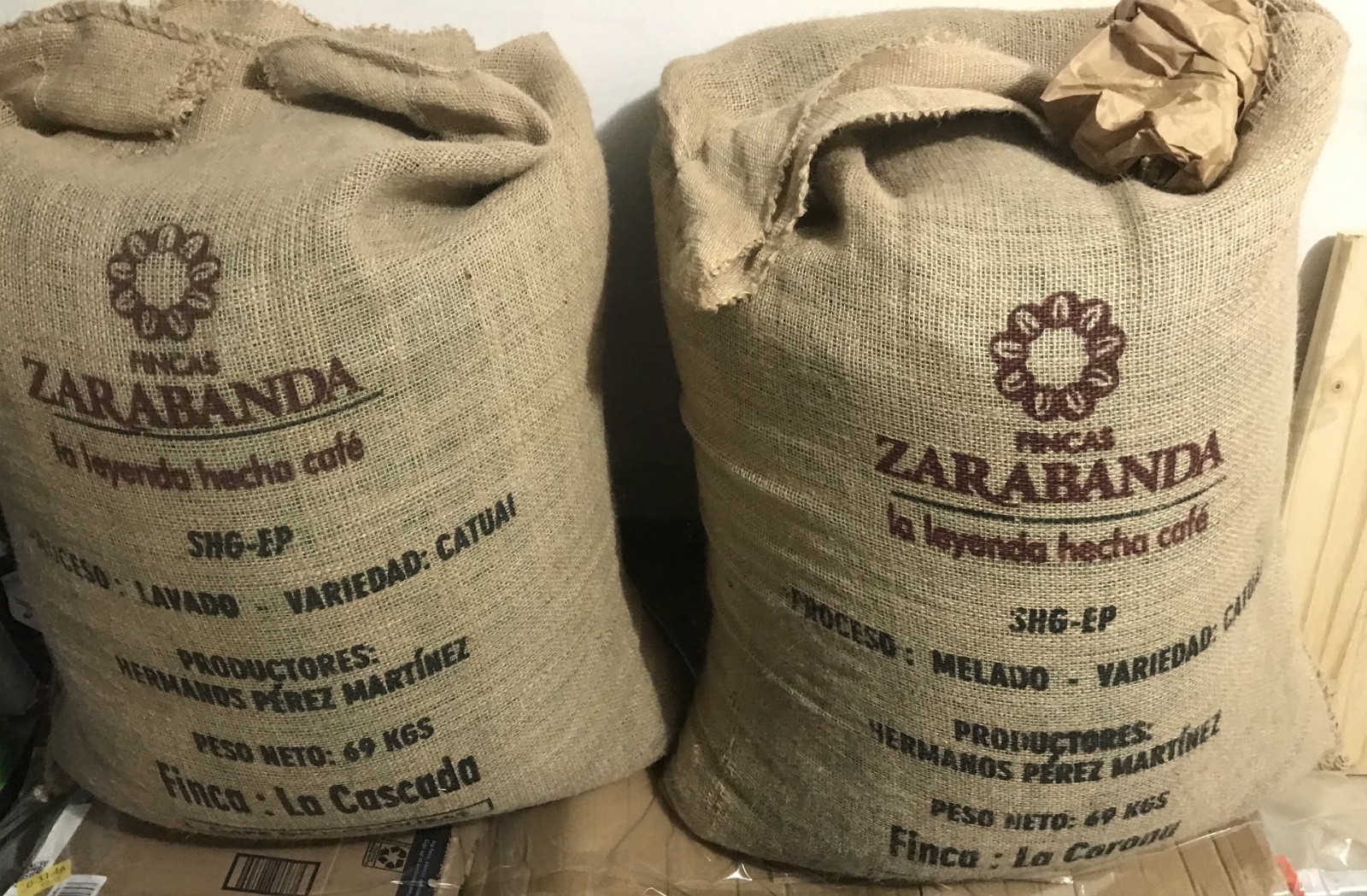 Organic green coffee beans 5 lbs