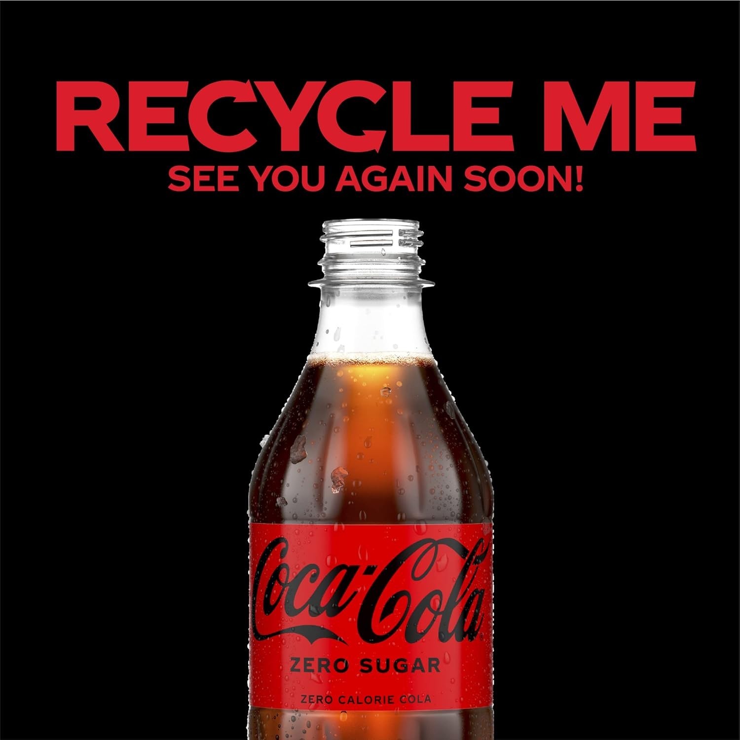 Zero Sugar Coke Soft Drink, 16.9 fl oz Bottles, Perfect for Anytime Refreshment