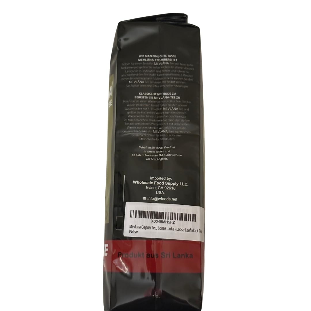Ceylon Tea, Loose Leaf, 1 Lbs – Best Ceylon Black Tea Leaves from Sri La