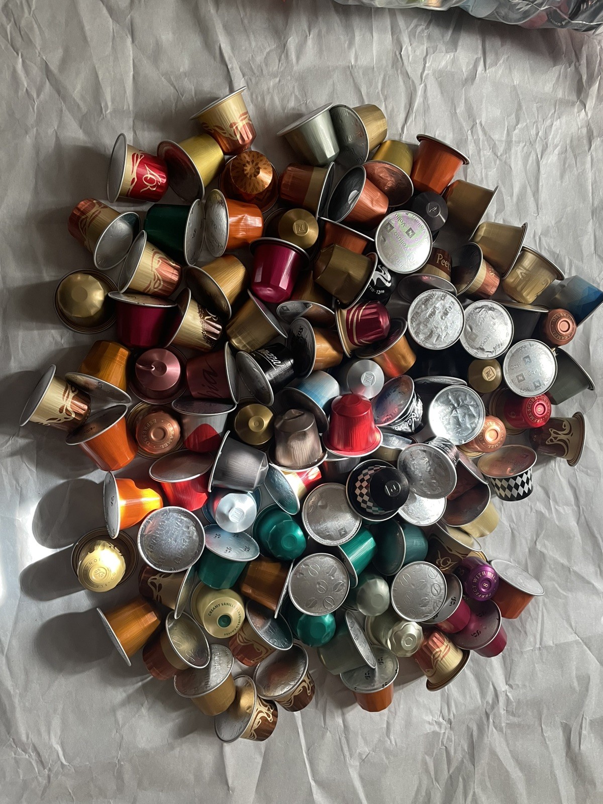 150 Nespresso *Original Line* Pods Variety Mix Lot including Peets Starbucks LOR