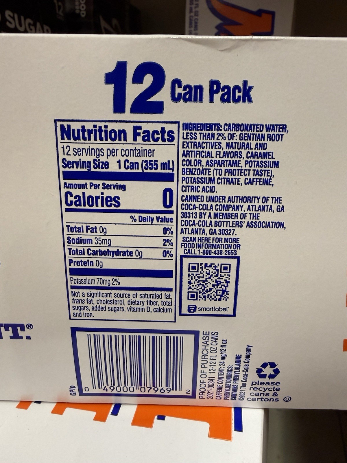 Diet Moxie Soda 12 Pack of 12 oz/355 ml Cans The Official State Drink of Maine!