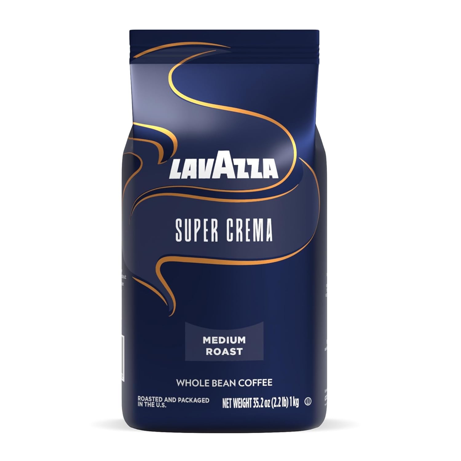 Lavazza Super Crema Espresso Whole Bean Coffee Medium Espresso Roast Arabica