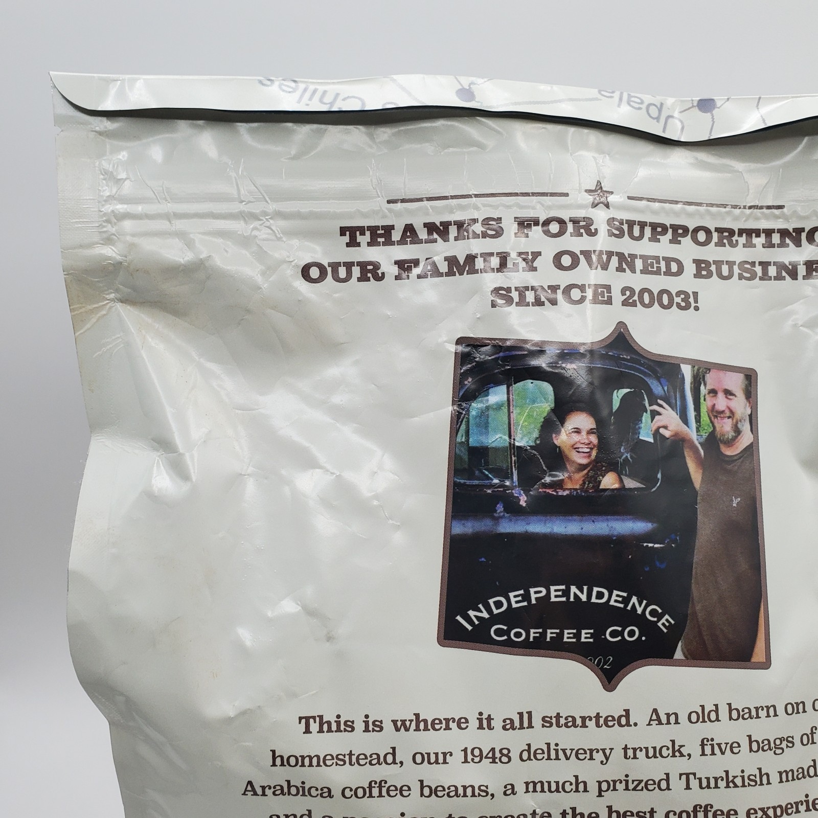 Independence Tex A De Olla Whole Bean Coffee 5lb Brown Sugar Cinnamon BB 5/26