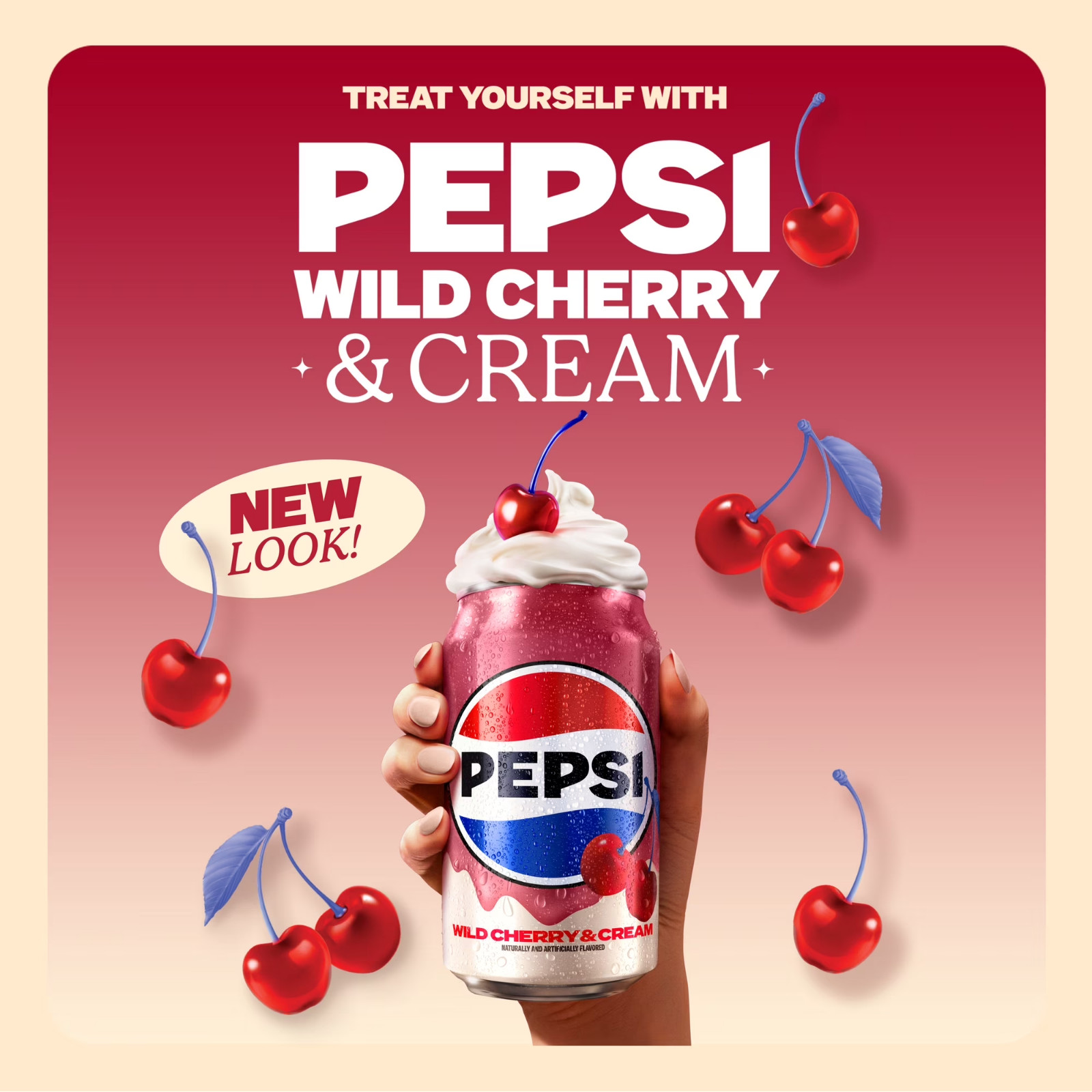 Pepsi Soda Wild Cherry And Cream (12 fl oz 12 Count Cans)@@