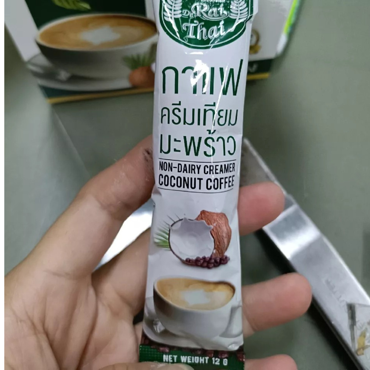 Coffee Rai Thai Coconut Instant Control Powder Hunger Non Dairy Mix Cream Dietx6