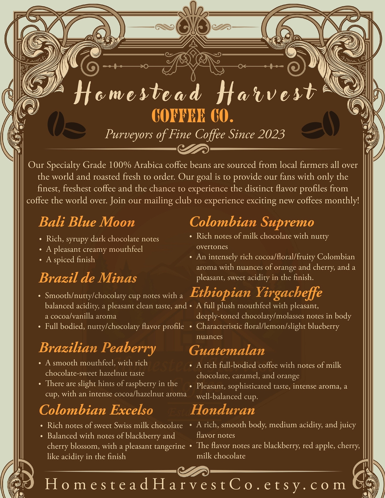 12 Oz Ugandan Coffee | 100% Arabica Coffee Beans | Fresh Roasted Artisan Coffee