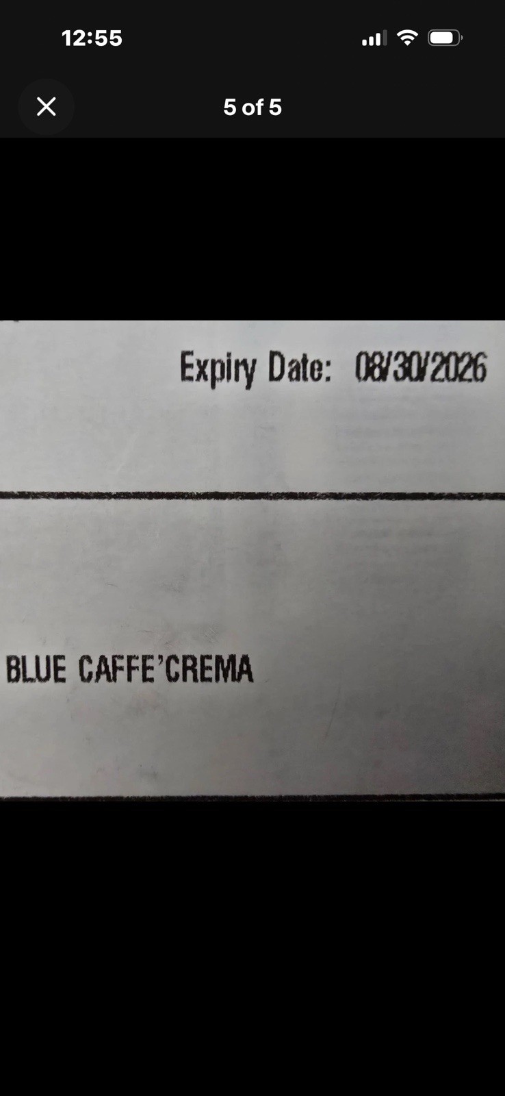 Lavazza Blue 100 Single Espresso Caffe Crema Coffee Capsules EXP 08/30/2026