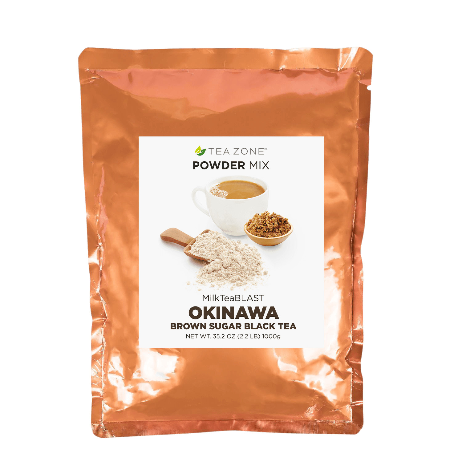 Tea Zone MilkTeaBLAST Okinawa Brown Sugar Powder (2.2 lbs), P1041