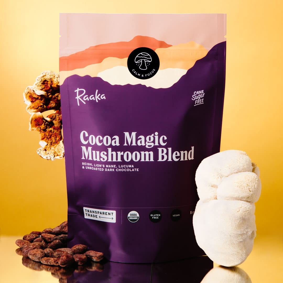 Cocoa Magic Mushroom Hot Chocolate Blend with Lion’s Mane, Reishi and Lucuma – G