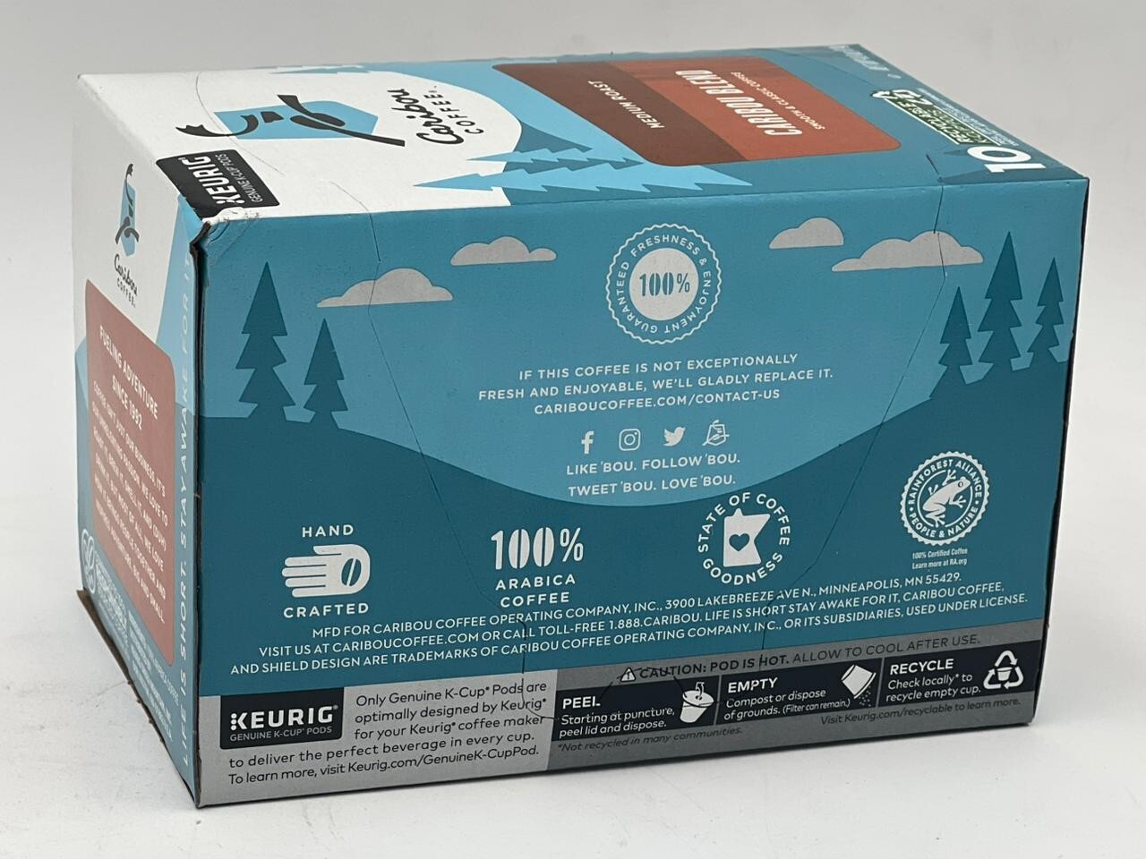 Caribou Coffee Medium Roast 10 K-Cup – 60 count – READ DESCRIPTION