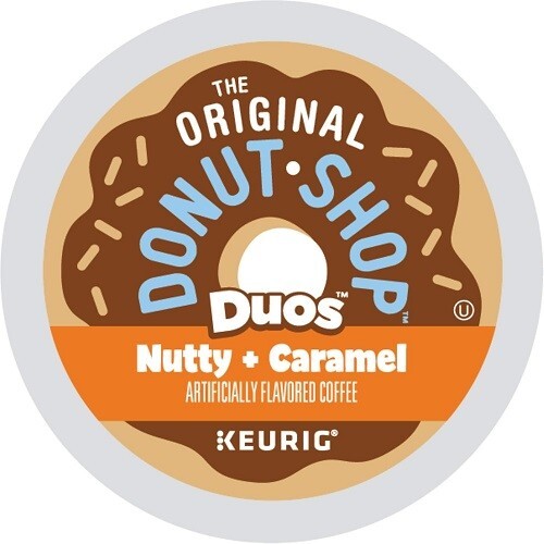 The Original Donut Shop Nutty + Caramel Medium Roast Coffee K-Cup Pods, 96 Count