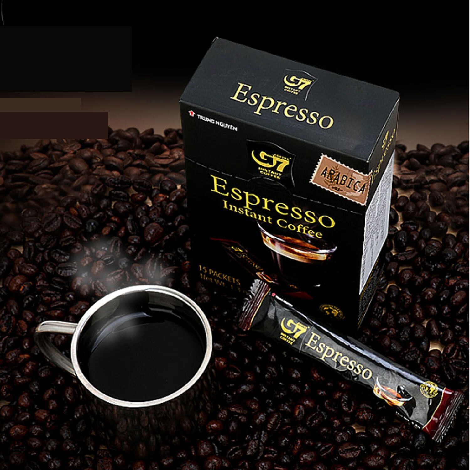 Trung Nguyen G7 Espresso Instant Coffee 15 Sticks x 2.5 g ~6/15/2025
