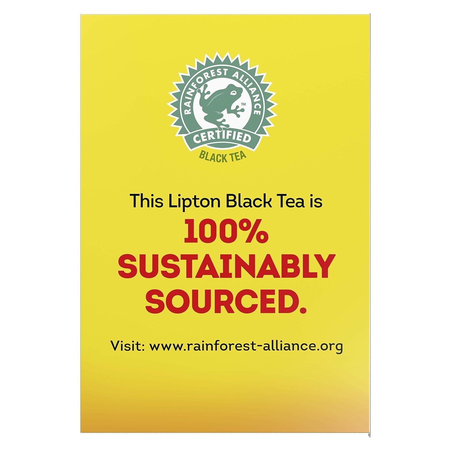 Bulk Lipton Black Tea Bags Unsweetened – 3 Gallon Yield, 24 Count, High Caffeine
