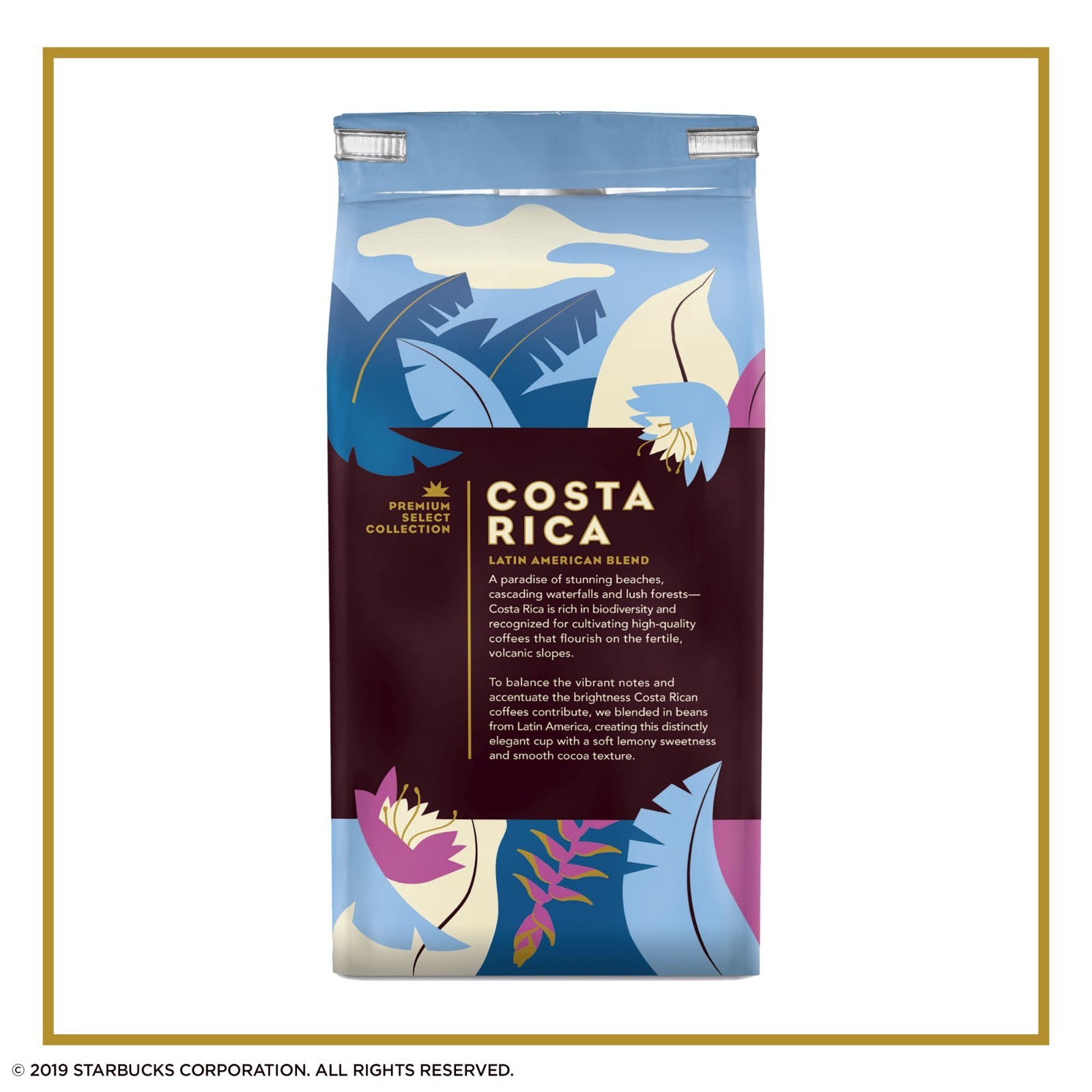 Starbucks Costa Rica Single Medium Roast Origin Whole Bean Coffee, 255g