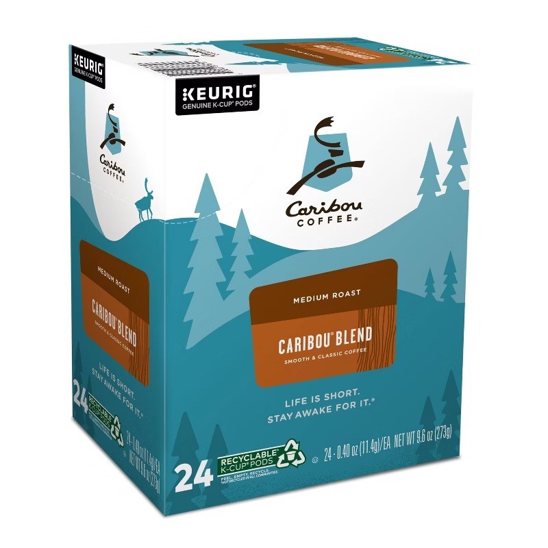 Caribou Blend Keurig K-Cup Coffee Pods – Medium Roast
