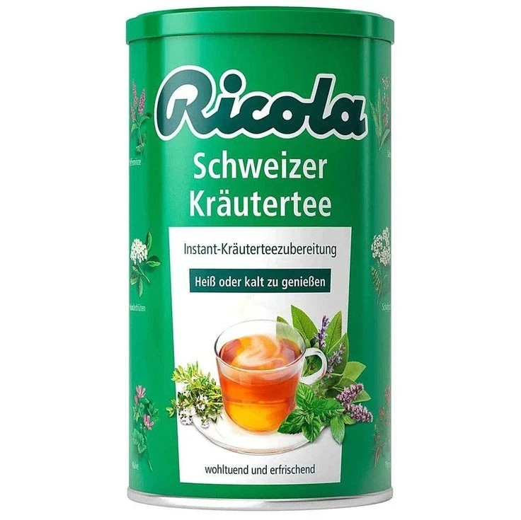 Ricola Swiss herbal instant tea Made in Switzerland 200g FREE SHIPPING