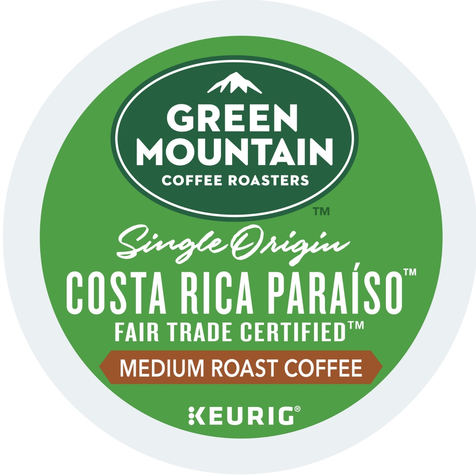 Green Mountain Costa Rica Paraiso Coffee 24 to 144 Keurig Kcup Pick Any Quantity