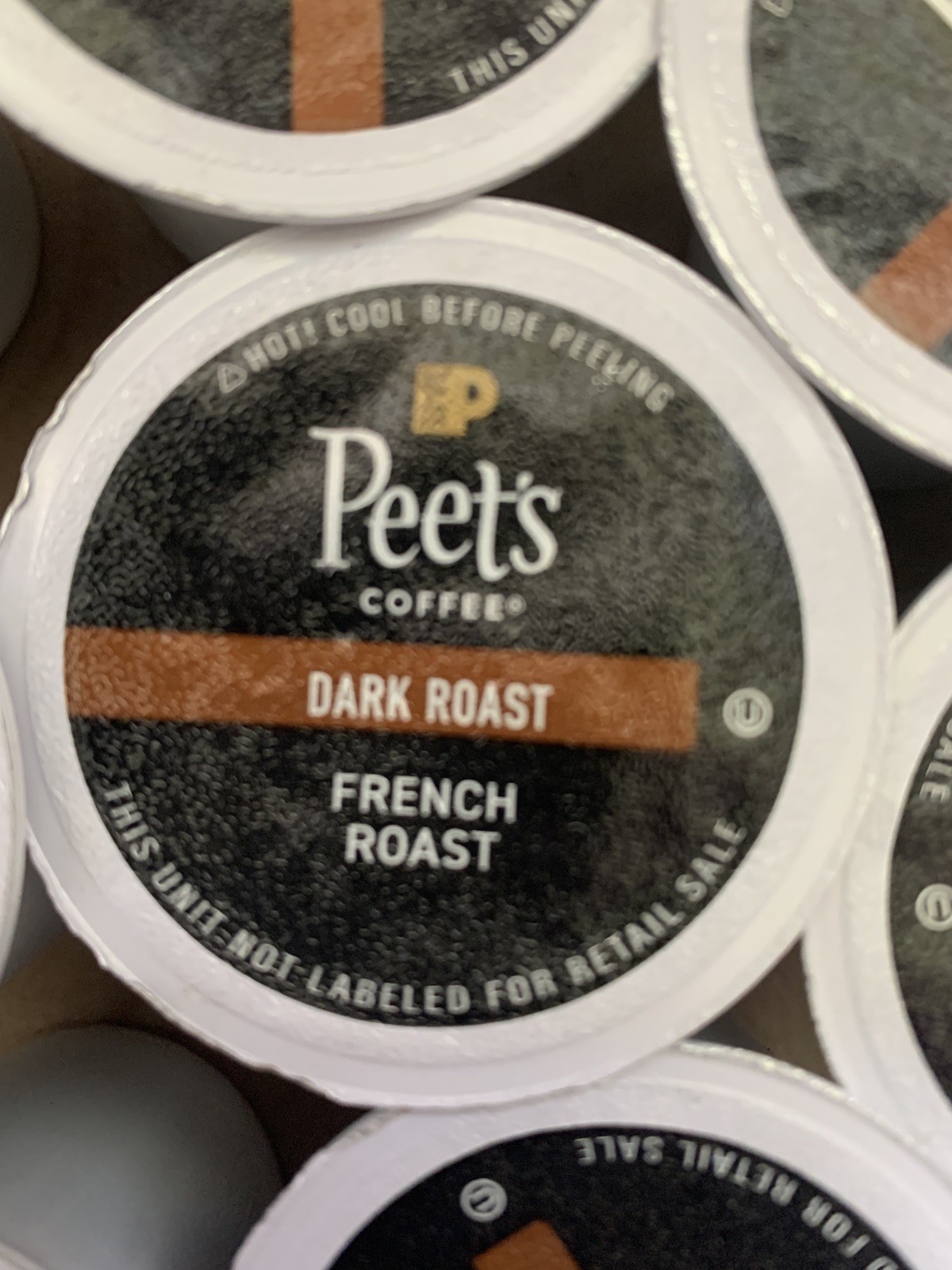 New open box Peet’s Coffee Dark French Roast Kcup Pods Keurig 32ct Oct 2026