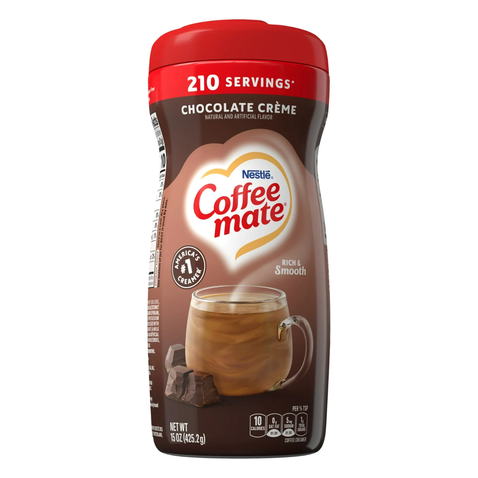 Coffee mate Chocolate Crème Powder Coffee Creamer, 15 oz