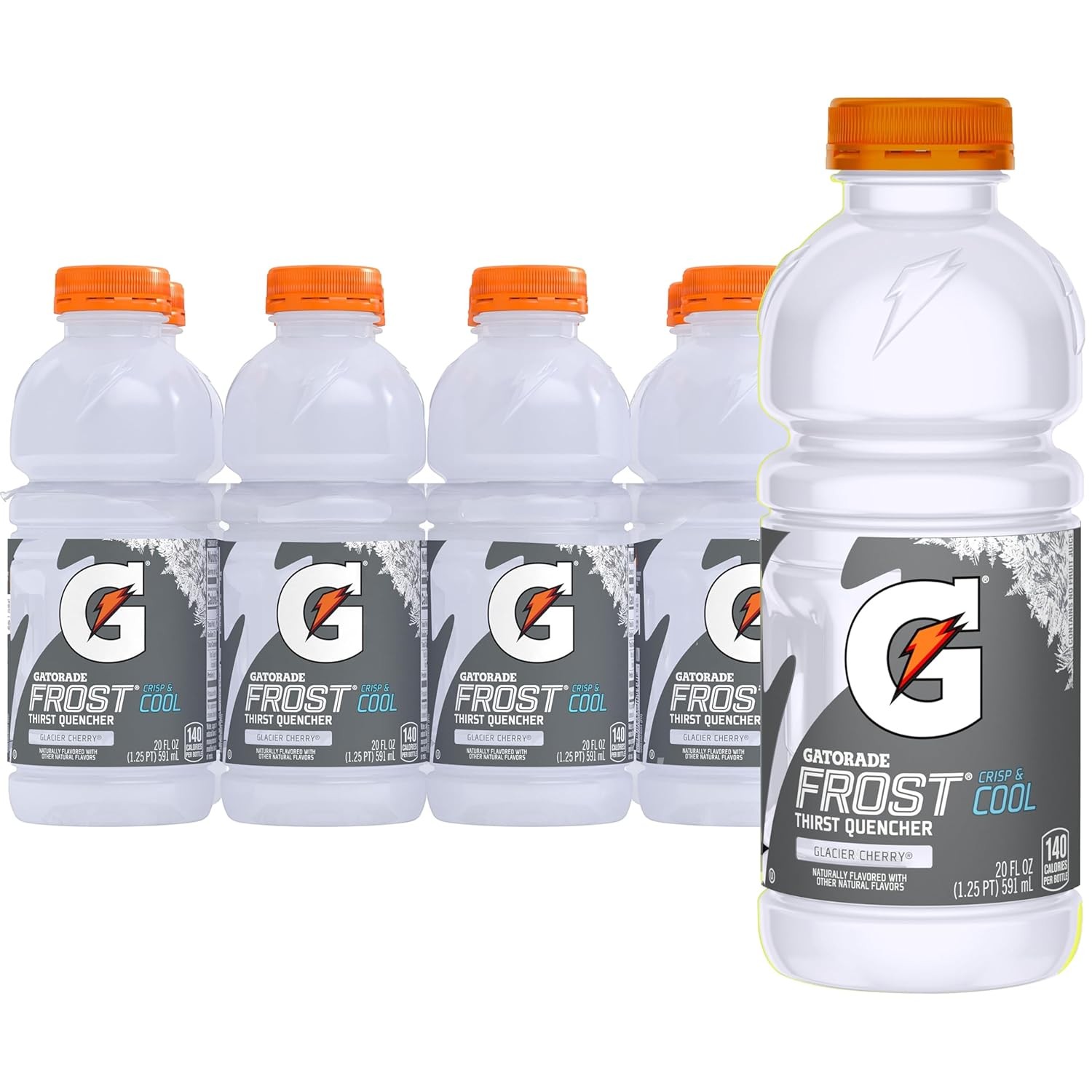 Gatorade Thirst Quencher Sports Drink 20oz Bottles, 8 Pack (Selet Flavor)