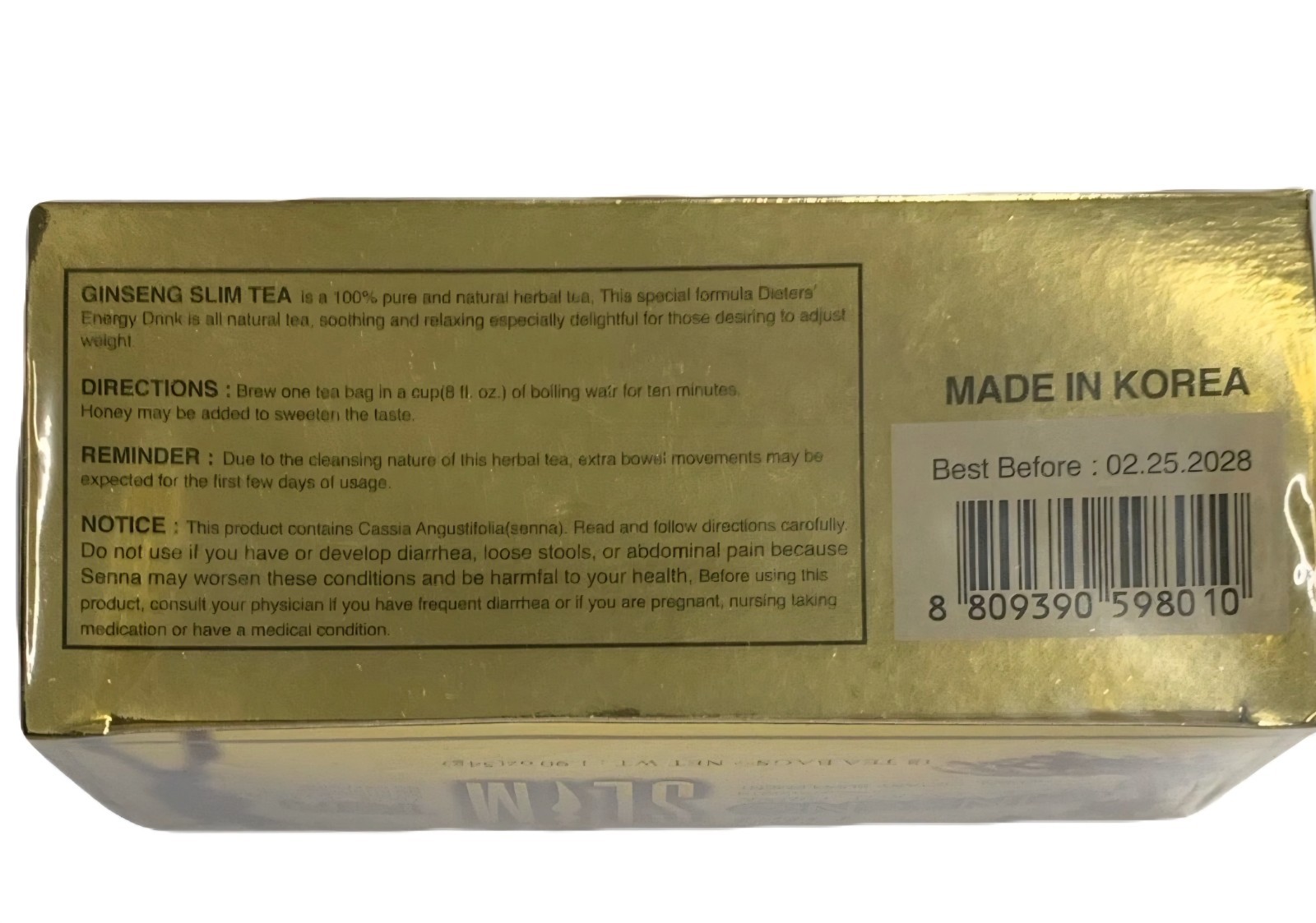 DIET GINSENG SLIM (18bagx 2ea) Helps Weight Loss X Natural 36 Day Supply