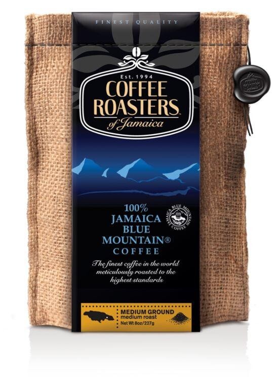 Coffee Roasters of Jamaica – Blue Mountain coffee Roasted and Ground (8oz, 227g)
