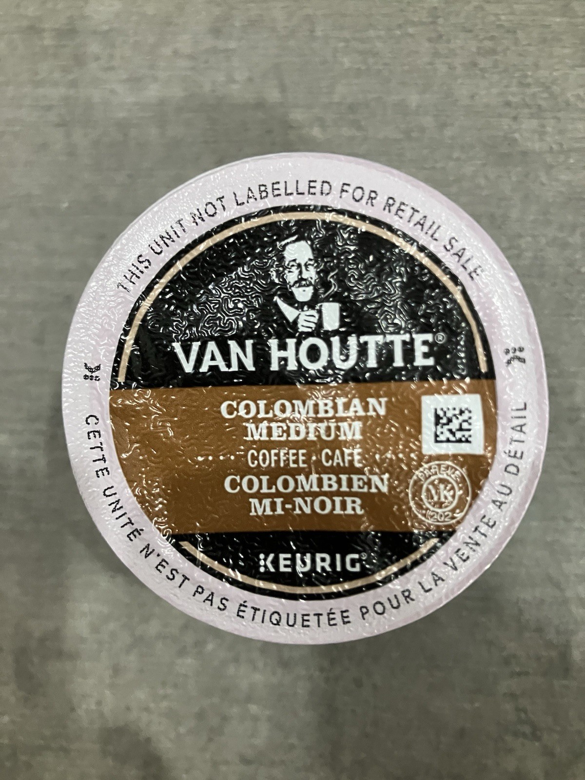 96/PACK Van Houtte Colombian Medium Coffee K-Cups PODS BULK PACKAGING