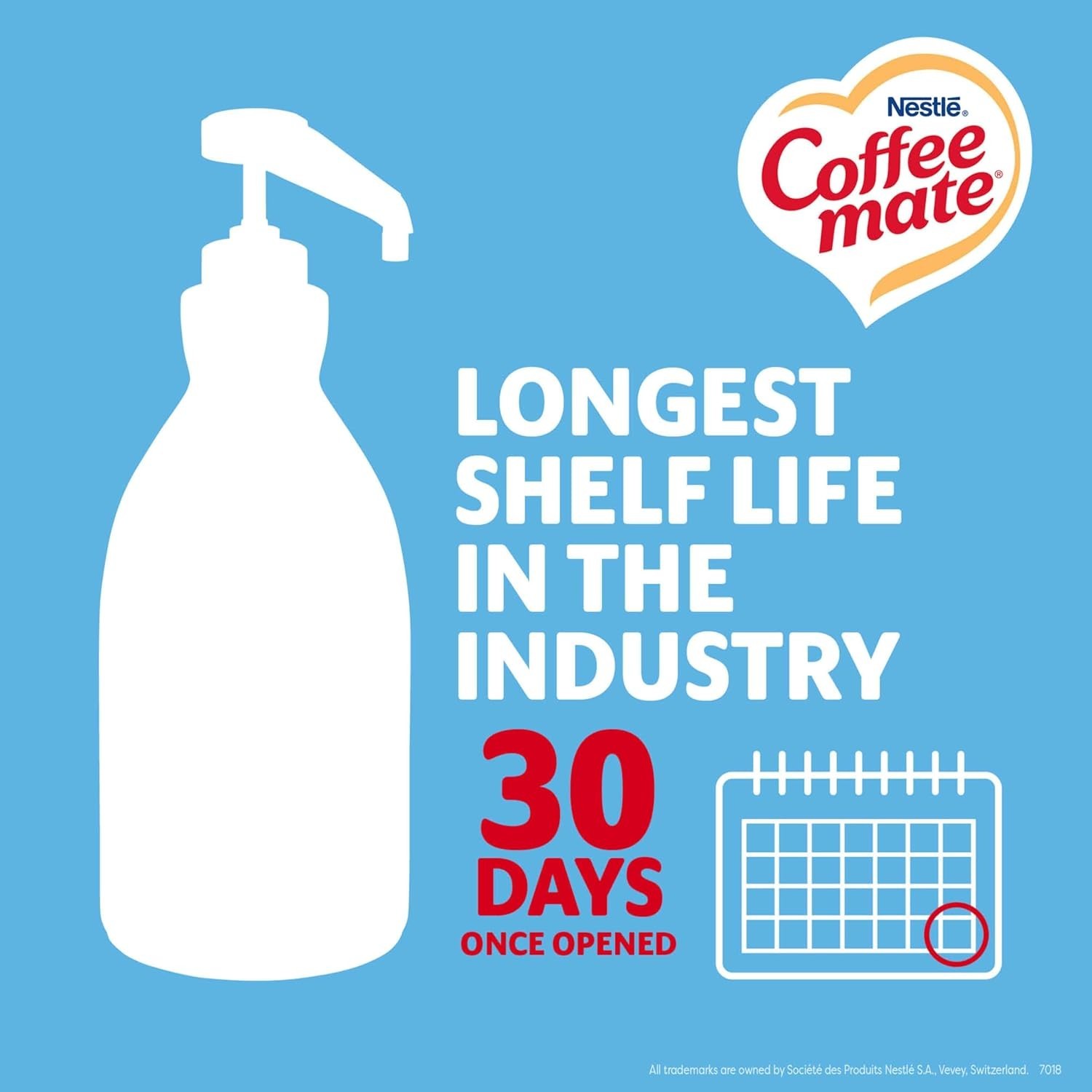 Nestle Coffee Mate Coffee Creamer, French Vanilla, Concentrated Liquid Pump 50oz