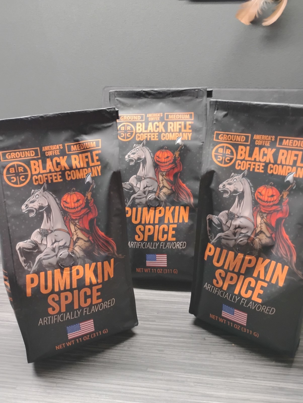 Black Rifle Cinnamon Spice 3 Bags. 11oz. BB 6/2026. Ground.