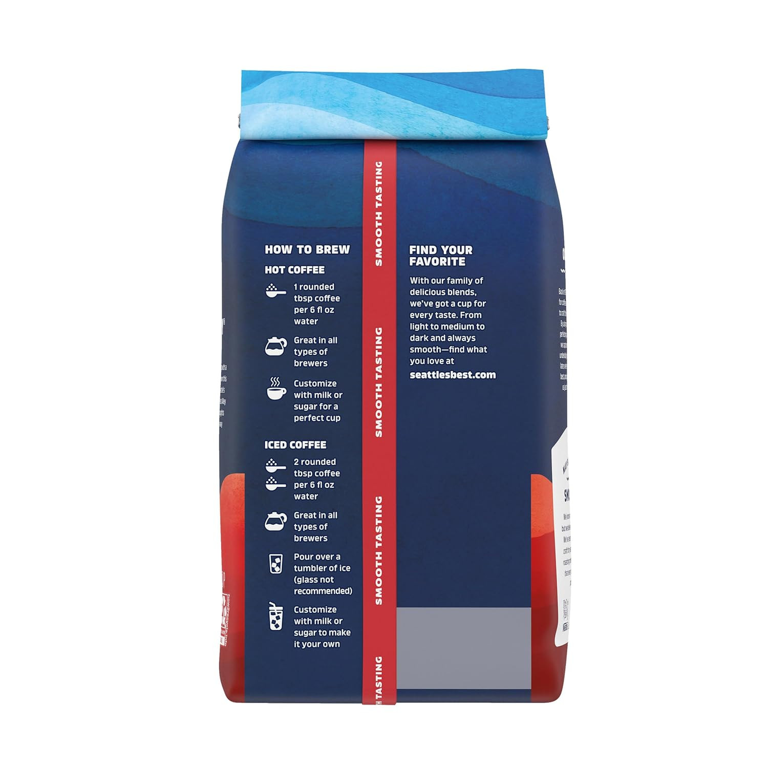 Seattle’S Best Coffee, Dark Roast Ground Coffee, Post Alley, 100% Arabica, Bag