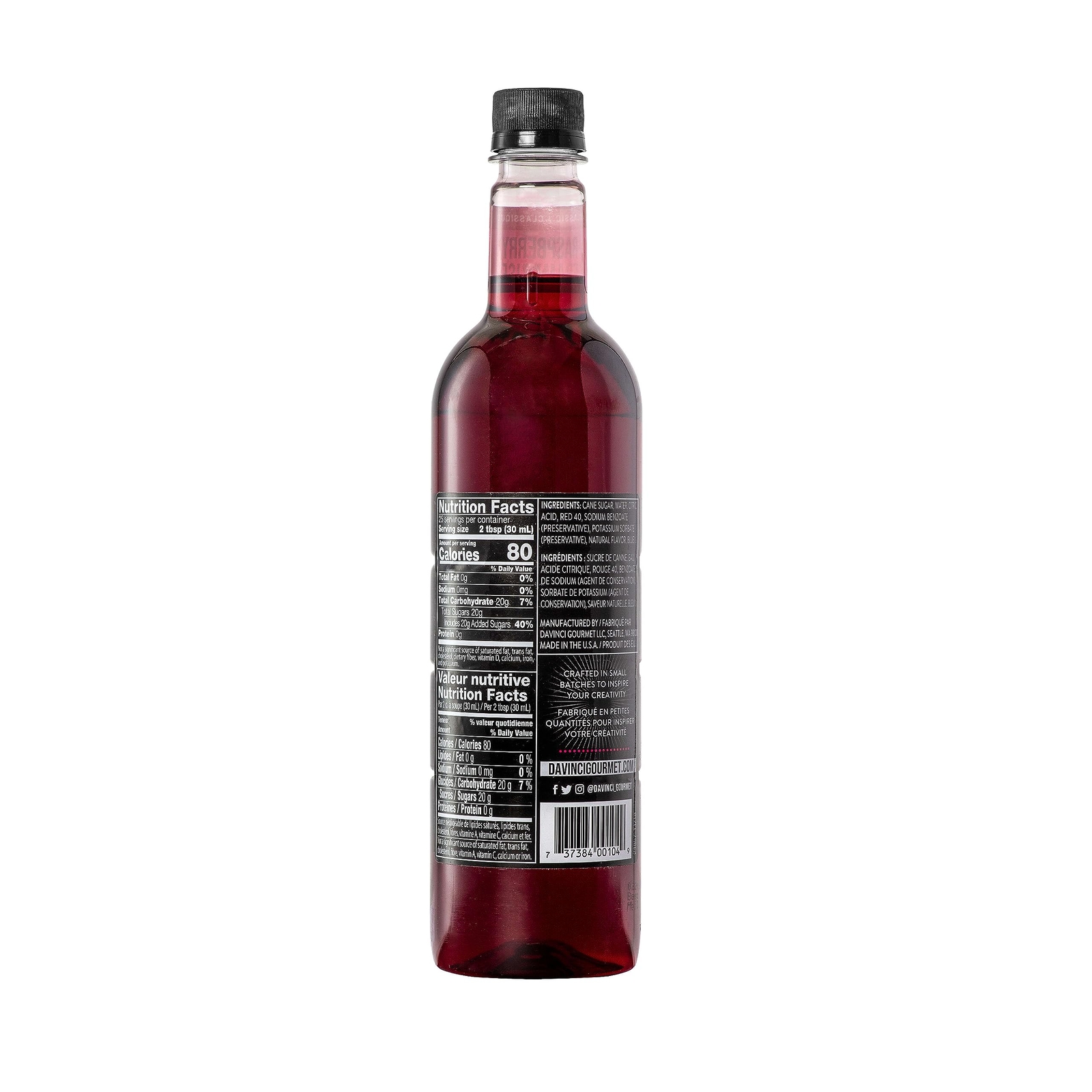 Classic Raspberry Syrup 25.4 Fluid Ounce Pack of 4
