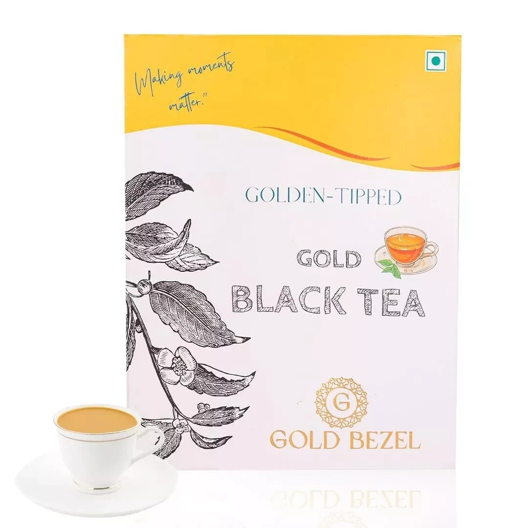 GOLD BEZEL Exceptional Gold Tea, 100 Grams Free Shipping World Wide