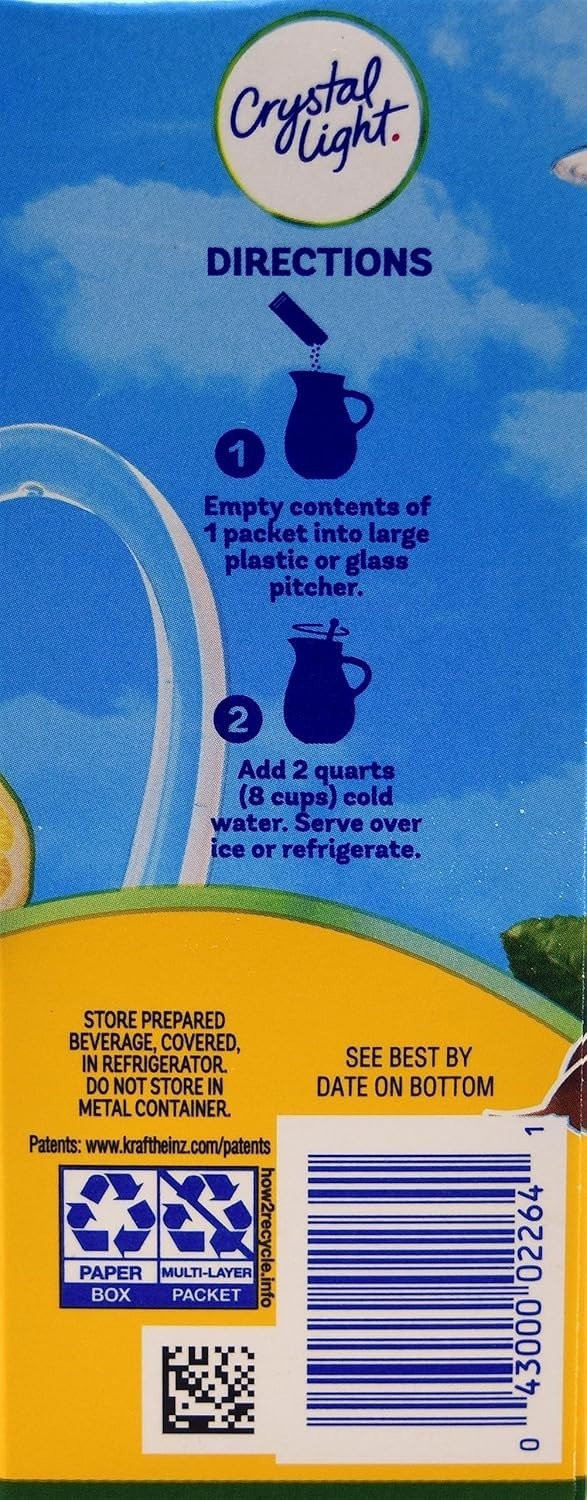 Caffeine-Free Lemon Iced Tea Pack – Convenient Drink Mix for All Ages