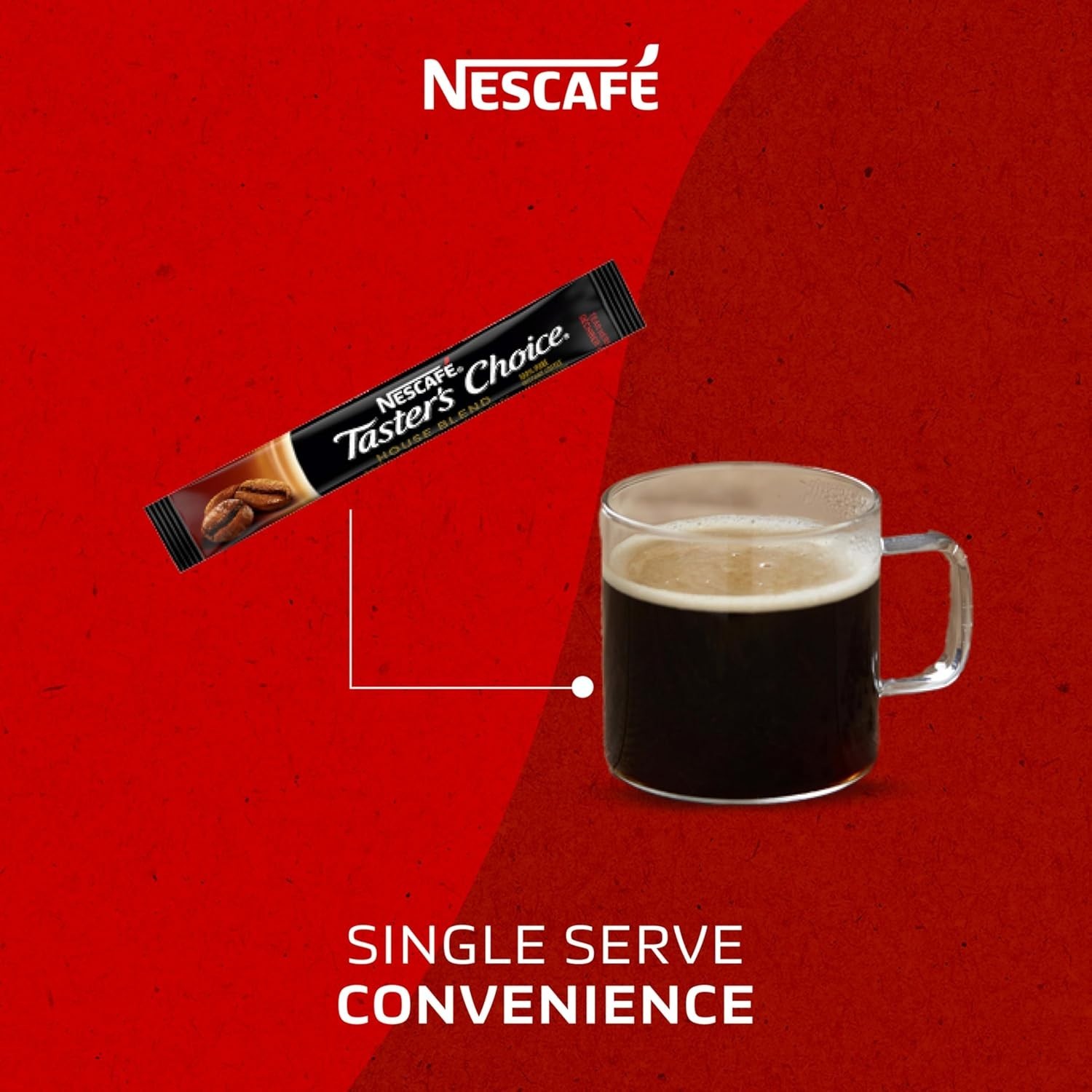 160 Packets Taster’s Choice House Blend Instant Coffee Single Serve Nescafe NEW