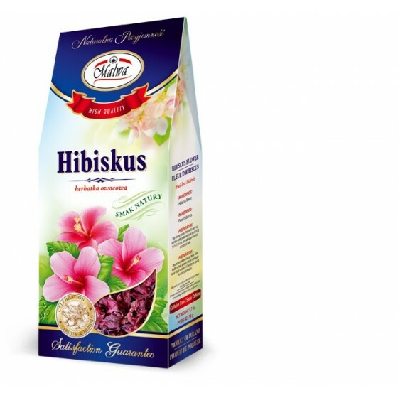 Malwa Hibiskus HIBISCUS Polish Herbal Tea Poland 1.7oz Dried Fruit Coarse whole