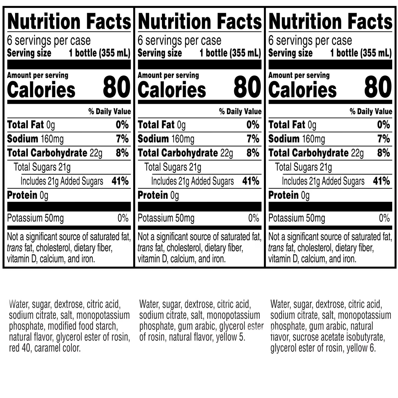 Gatorade Sports Drinks, Lemon Lime/Orange/Fruit Punch Variety Pack, 12 fl oz, 18