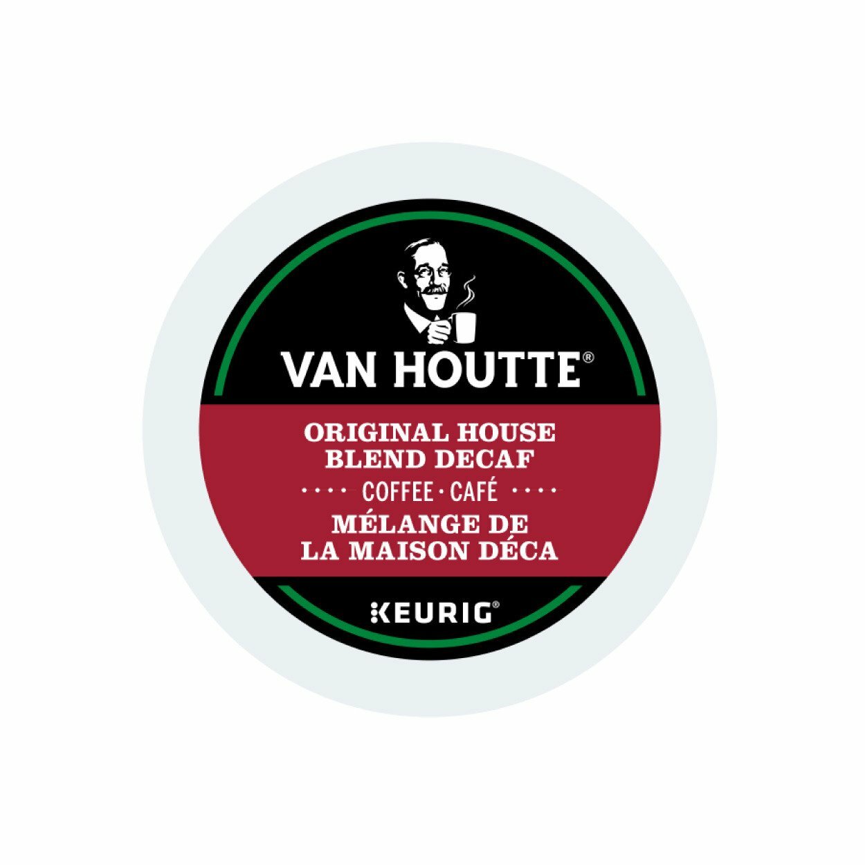 Van Houtte DECAF House Blend Coffee 24 to 144 Keurig K cups Pick Any Size
