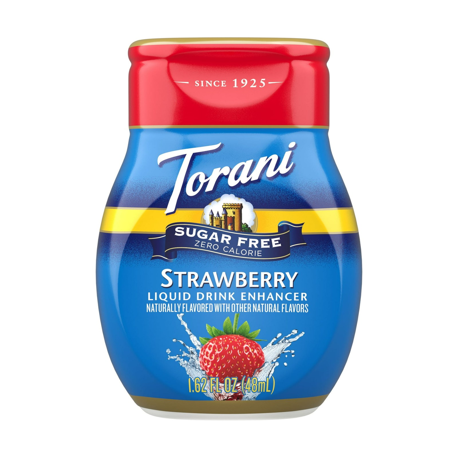 Sugar Free Liquid Drink Enhancer Drops Strawberry Flavor 1.62 fl oz (2 Pack)