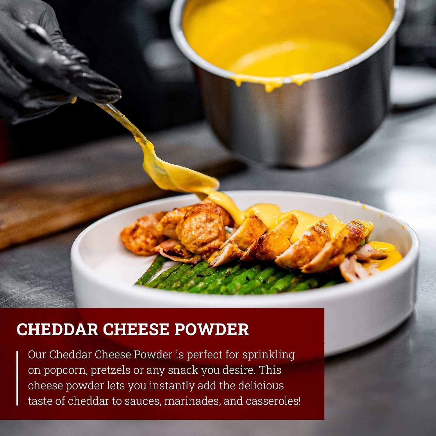 Real Cheese Powder for Snacks and Sauces