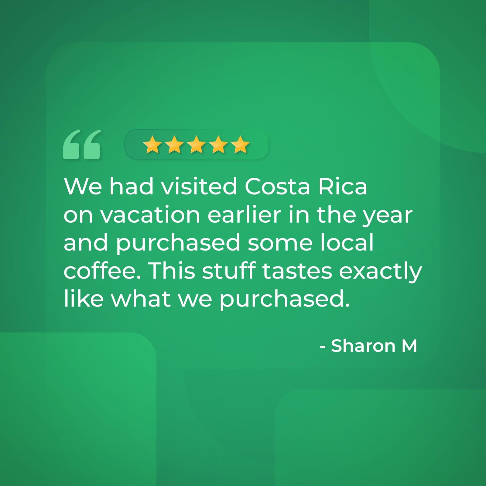 from Costa Rica, Medium Roast Ground, 1 bag 12 OZ (340 Grams), Fair Trade, 10…