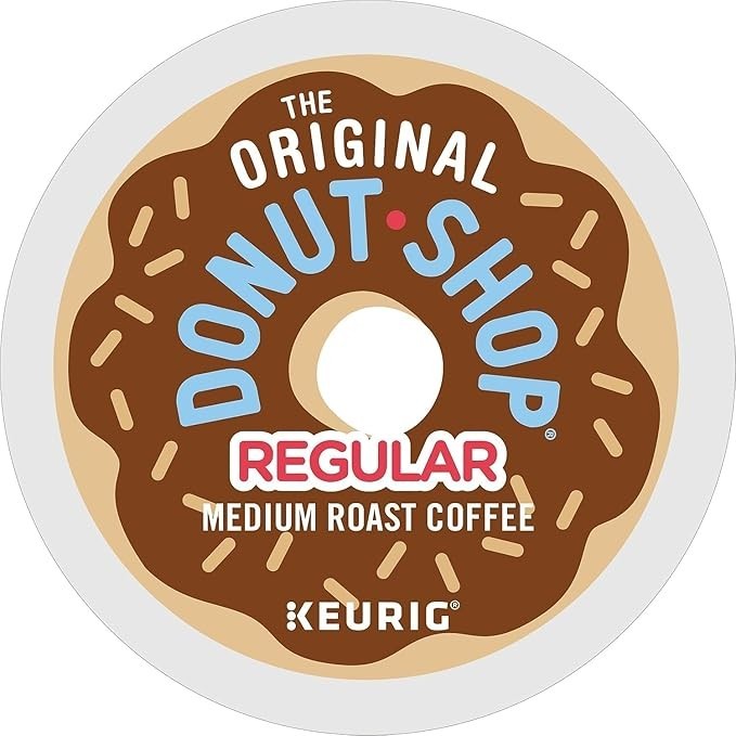 The Original Donut Shop Regular K-Cups Medium Roast Coffee Pods – 96 Count