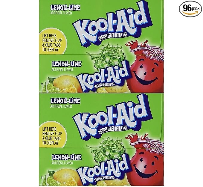 Kool-Aid Lemon Lime Soft Drink Mix | ( Pack of 48 )