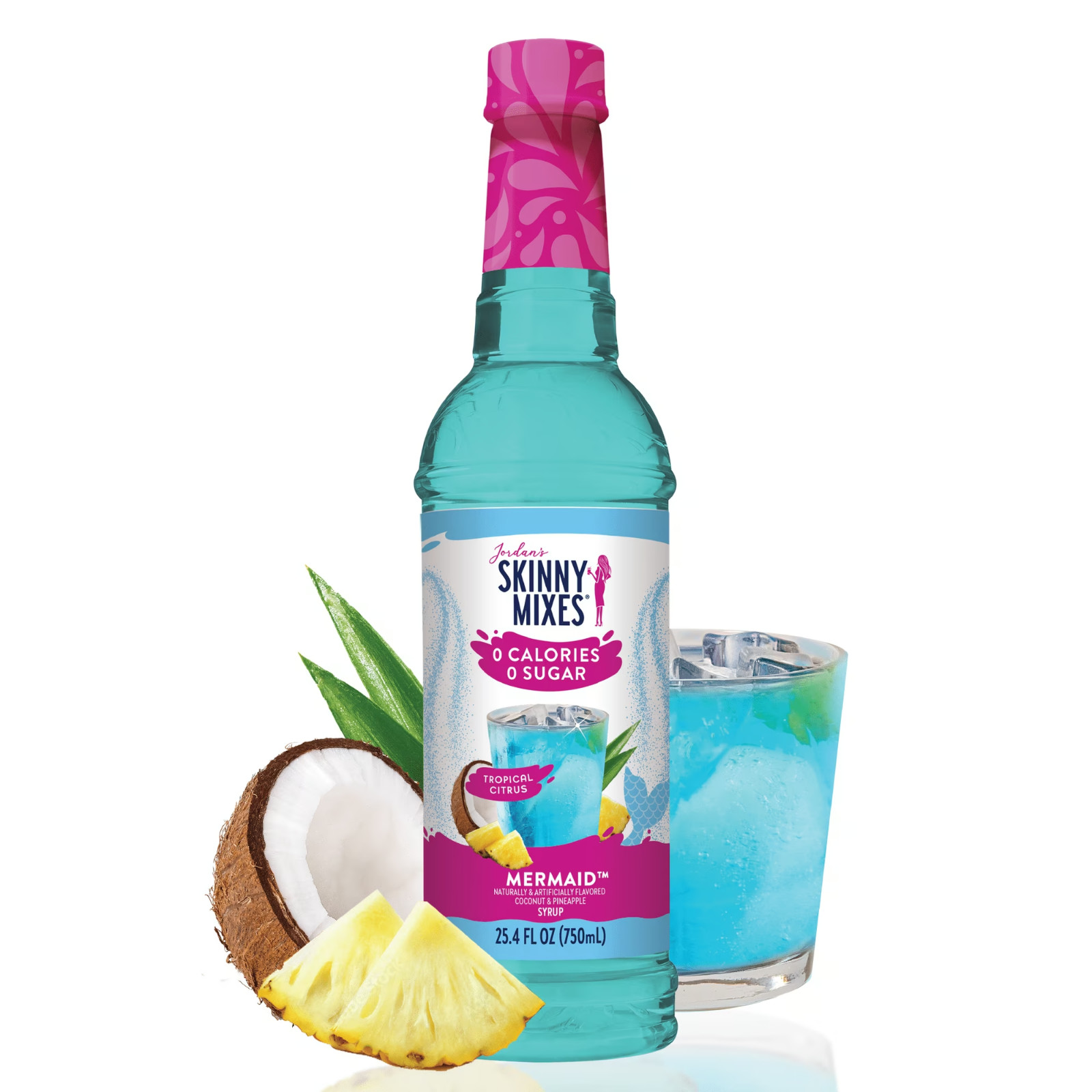 Jordan’s Skinny Mixes Sugar Free Mermaid Syrup, 25.4 Fl Oz