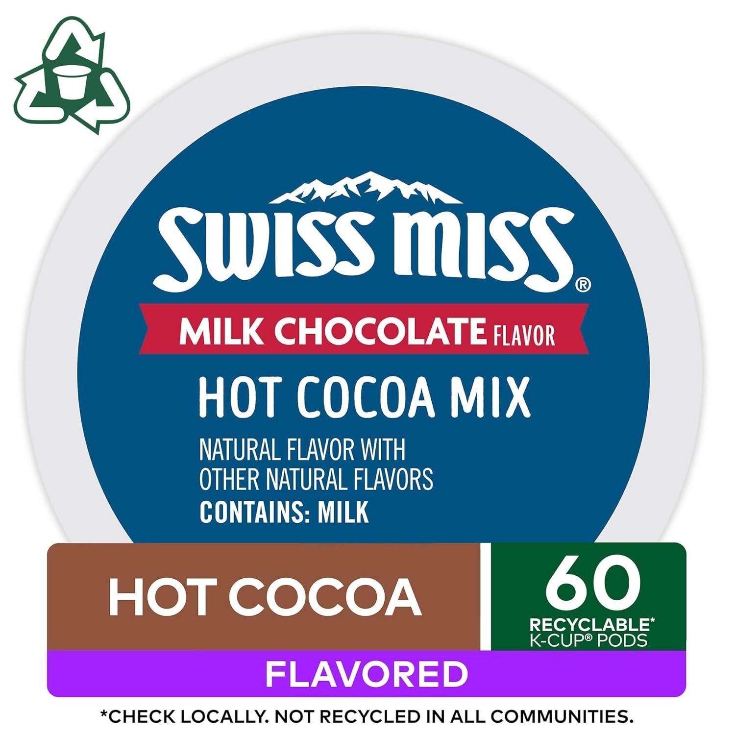 Single-Serve Milk Chocolate Hot Cocoa Pods, 60 Count, Sweet Treat Anytime