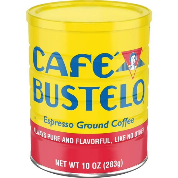 Cafe Bustelo, Espresso Style Dark Roast Ground Coffee, 10 oz… Free Shipping