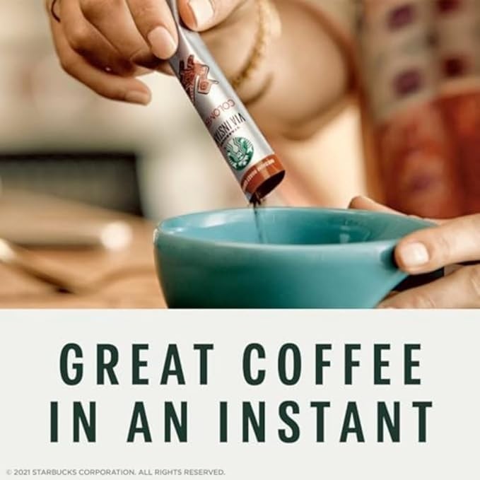 Starbucks VIA Instant Coffee Italian Roast Dark 96 Packets EXP JAN 2027 Bulk