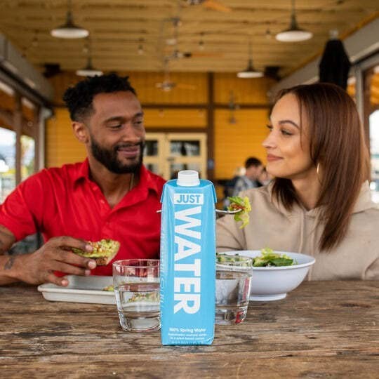 New 1L 33.8 Fl Oz Spring Water 6 Pack Alkaline 8.0 pH BPA Free
